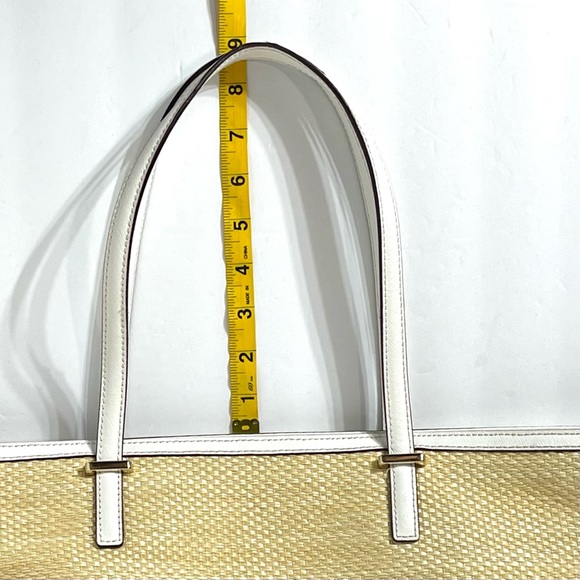 Kate Spade ♠️ Cedar Street Straw Mini Harmony Daisy Satchel - Picture 15 of 16